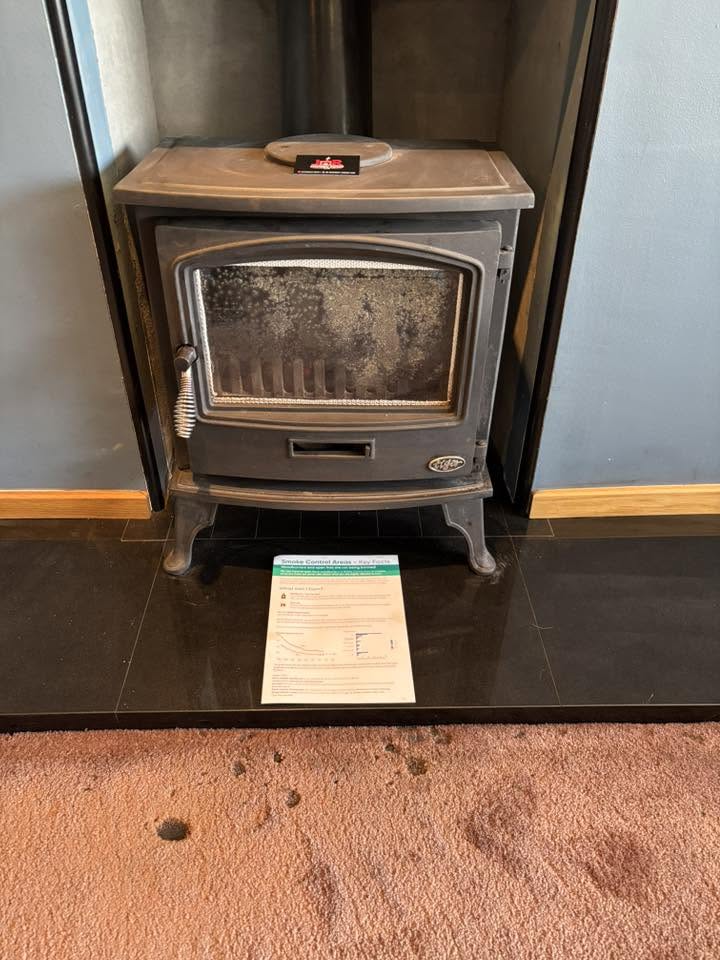 Log burner clean