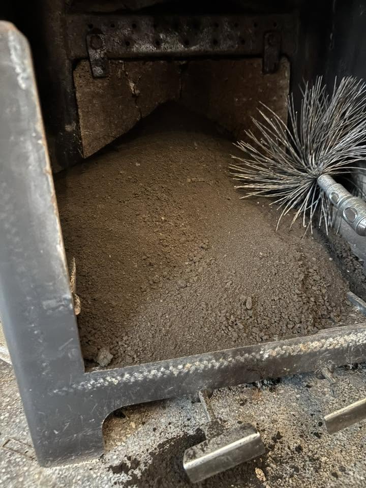Log burner clean